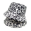 Wholesale European and American Best Selling Leopard Print Double-Sided Fisherman Hat Women's Street Fashion Printed Basin Hat Spring and Summer Outdoor Sunshade Hat Fashion
