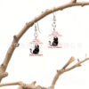 Wholesale Christmas Santa Claus Acrylic Earrings
