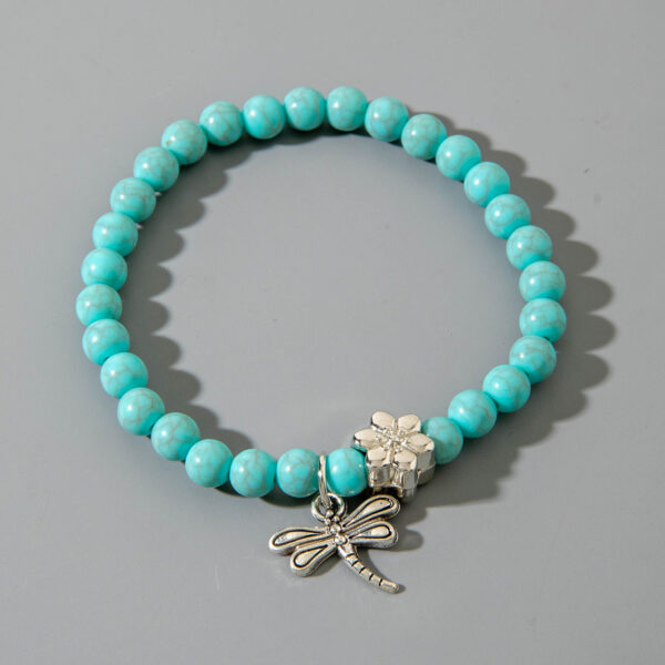 Wholesale Bohemian turquoise bracelet, cross, starfish, and sea turtle bracelet, European and American turquoise bracelet