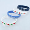 oly-1d6b7dcecb23d7753df9a883680861fe Wholesale Christmas Party Holiday Silicone Bracelet