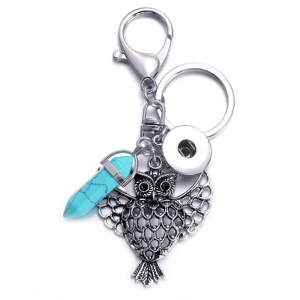 Wholesale Ebay AliExpress Explosions noosa Button Alloy Accessories DIY Keychain snapbutton Factory Direct Supply