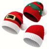 Wholesale New Autumn/Winter Christmas Hat with Bells - Knitted Wool Hat