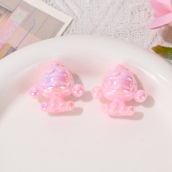 Wholesale Color-plated cute loose beads