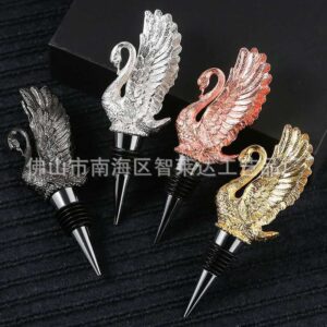 Wholesale Swan bottle stopper gift wine set supplies wine stopper