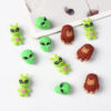 Wholesale 3D Alien Silicone Beads, Food Grade, Loose Beads for Bracelets