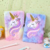 Wholesale Children's Diary with Lock Cartoon Unicorn A5 Notebook