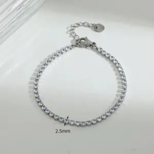Steel White Bracelet 2.5mm