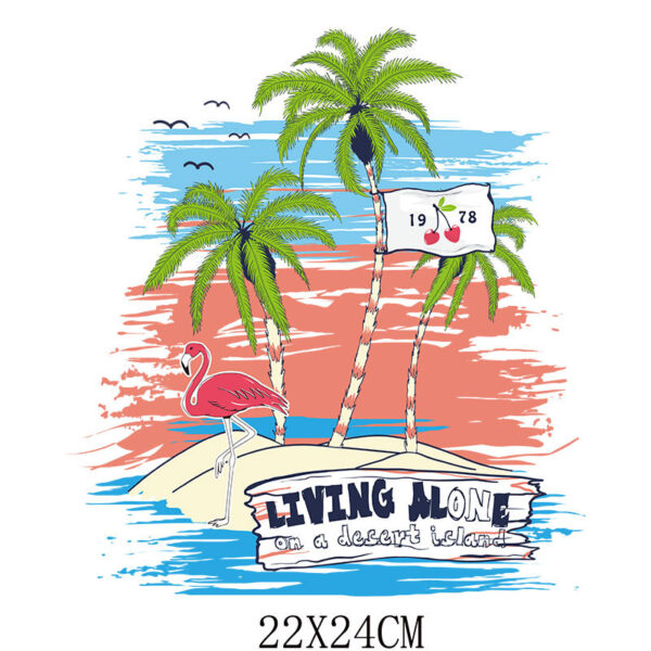 Wholesale Flower and butterfly heat transfer