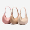 oly-1ddf026bcf02e6807c9e9fe1f2303df5 Wholesale Spring Solid Color Half Moon Bag Elegant Simple Fashionable Korean-style One-shoulder Crosbody rtable Underarm Bag for Women