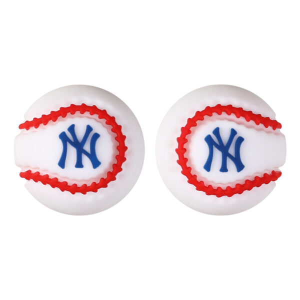 Wholesale Baseball team silicone bead string