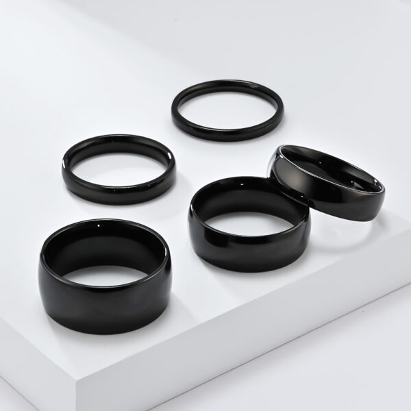 oly-1dfc75e3222f07d800def79d832ae9f2 Wholesale Casual and Cool Neutral Style High-Grade Glossy Titanium Steel Tail Ring for Men and Women Stainless Steel 18K Gold Plated Hand Jewelry
