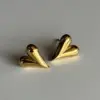 Ion Plating (IP) Heart Shape 304 Stainless Steel Simple Style Classic Style Waterproof Non Tarnish Earrings Necklace