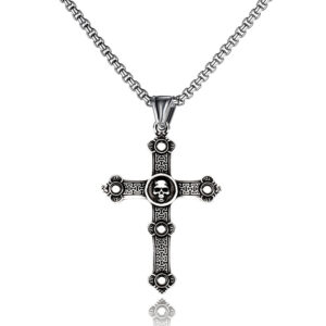 Cross + stainless steel chain