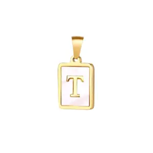 Gold / Letter T without Chain