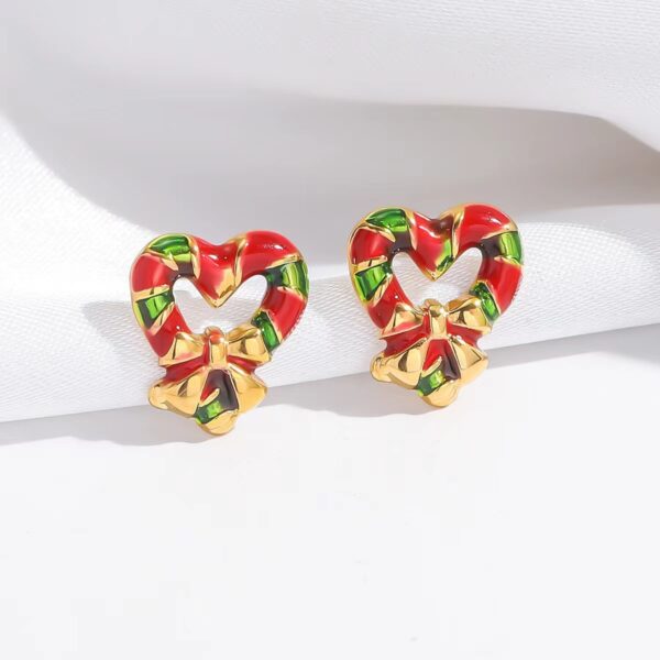 Wholesale Earrings for Stainless Steel Christmas Earrings Niche Elegant Bell Earrings