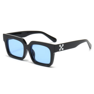 Wholesale European and American Fashion Large Frame Sunglasses Square Retro Versatile Sunglasses Anti-Uv Sunshade Glasses Factory