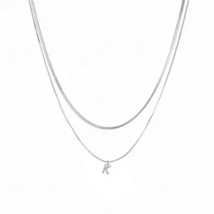 White Gold Color Double Layer / K