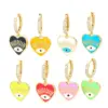 Wholesale New Fashion Love Eyes Oil Dripping Devil's Eye Earrings