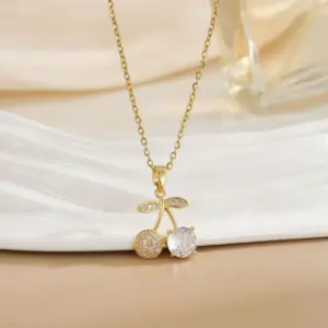 Fashion Cherry Necklace 4
