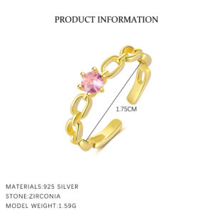 K2076-gold color / Adjustable opening