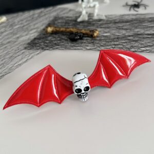 White skull red