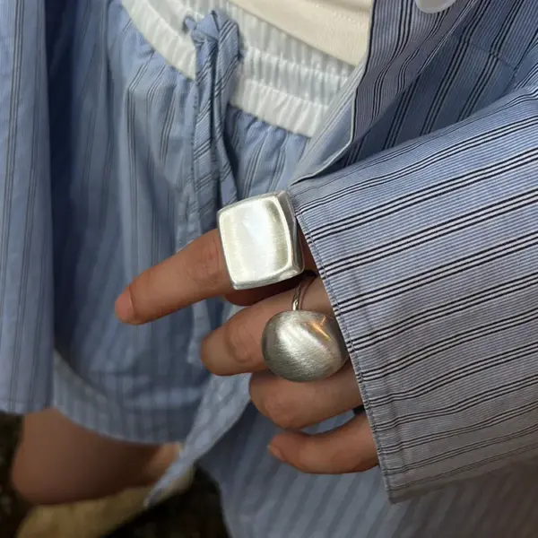 Wholesale Copper Plating Solid Color Open Rings