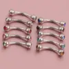 Wholesale Fashion Rhombus Stainless Steel Rhinestones Ear Studs 1 Piece