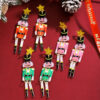 Wholesale Christmas Series Nutcracker Soldier Private Soldier Earrings