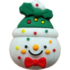 Christmas - Snowman - Z (White + Glitter)