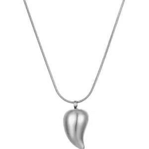Water Drop Pendant Steel Color / 18K