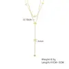 304 Stainless Steel Cross PVD Coated 18K Real Gold Plated Elegant Simple Style Waterproof Non Tarnish Cable Chain Gold Double Layer Necklaces