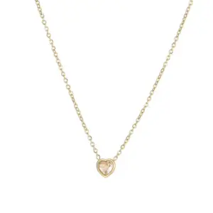 14K Gold + White Diamond