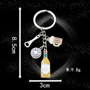 Beer Lid screwdriver beer keychain-LS67-9.8g