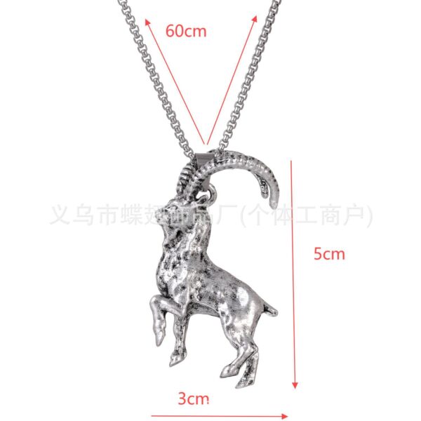 oly-1ed06d39c11a1970299cd19ae8d28a33 Wholesale Vintage Gothic Sheep Head Necklace, Fashion Retro Punk Jewelry Aessories for Women, Ideal for Gifts