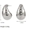 1 Pair Simple Style Water oplets Inlay Stainless Steel Zircon Ear Studs