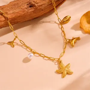 Starfish Pendant Necklace