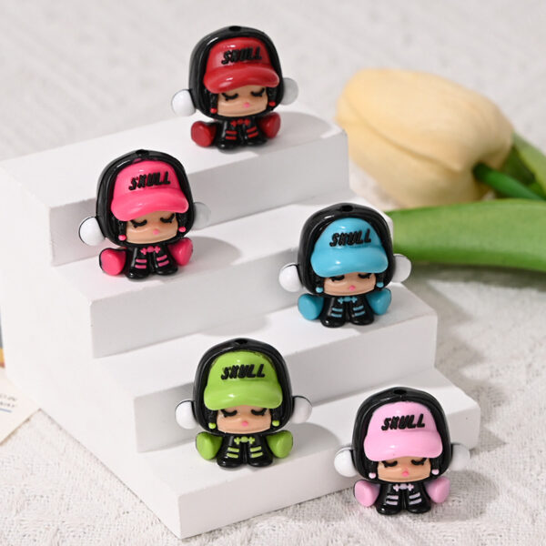 Wholesale holes loose beads diy mobile phone beads OLY Exclusive