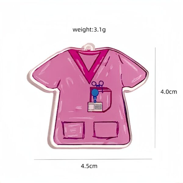 oly-1eeee66b45abb5463c7b56c33f29fc5e Wholesale Nurses' Day Pink Acrylic Pendant DIY