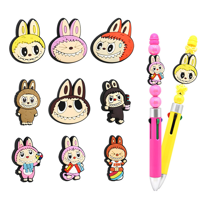 Wholesale Random Cartoon Beads Focai Beads Soft Rubber Beads OLY Exclusive