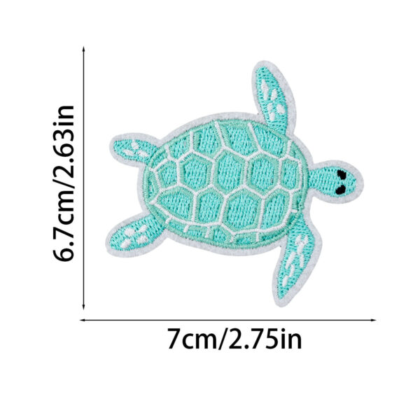 oly-1f032707b5c1f1aeab6b18c695e3ae45 Wholesale American Ocean Style 16-Piece Embroidered Fabric Applique Set: Vacation Seahorse Anchor Surfing Girl Seashell High-Density Applique