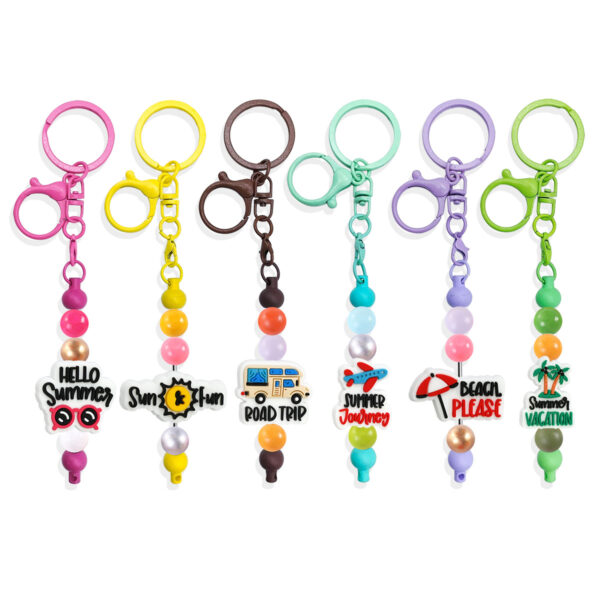 Wholesale Creative Phrase Series Beaded Focal Beads