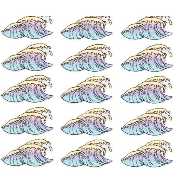 oly-1f0ed091e57713bd0cf3be1f6f31bddf Wholesale Xiao Tian Waves Embroidery Cloth Sticker Clothes Decoration Waves Computer Embroidery Chapter Bag Patch Sticker Big Ocean Waves