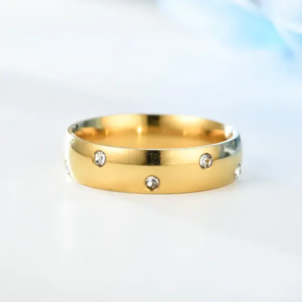Wholesale Real Gold Plated 201 Stainless Steel PVD Coated U Shape Waterproof Non Tarnish For Unisex