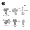 Wholesale Mini Titanium Alloy Ear Bone Stud Lip Stud Ear Cartilage Stud Piercing Wing Heart Geometric Pattern Unisex Body Jewelry