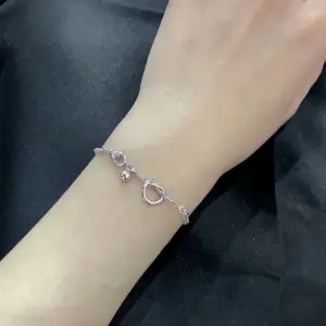 Truelove Knot Ball Bracelet / Copper (White Gold Color)