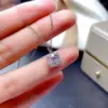 Wholesale Fashion Square Copper Inlay Artificial Diamond Rings Earrings Necklace