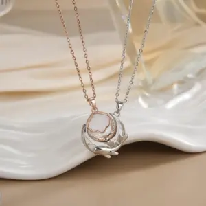 Magnetic Couple Necklace Xl0286ga