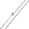 Wholesale PVD Coated 18K Gold Plated Geometric Titanium Steel Fashion Waterproof Non Tarnish Necklace