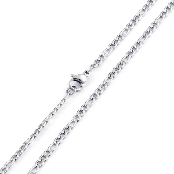 Wholesale PVD Coated 18K Gold Plated Geometric Titanium Steel Fashion Waterproof Non Tarnish Necklace