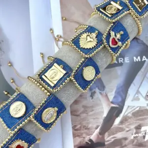 Wholesale Copper Elegant Vintage Style Beaded Plating Inlay Geometric Zircon Bracelets